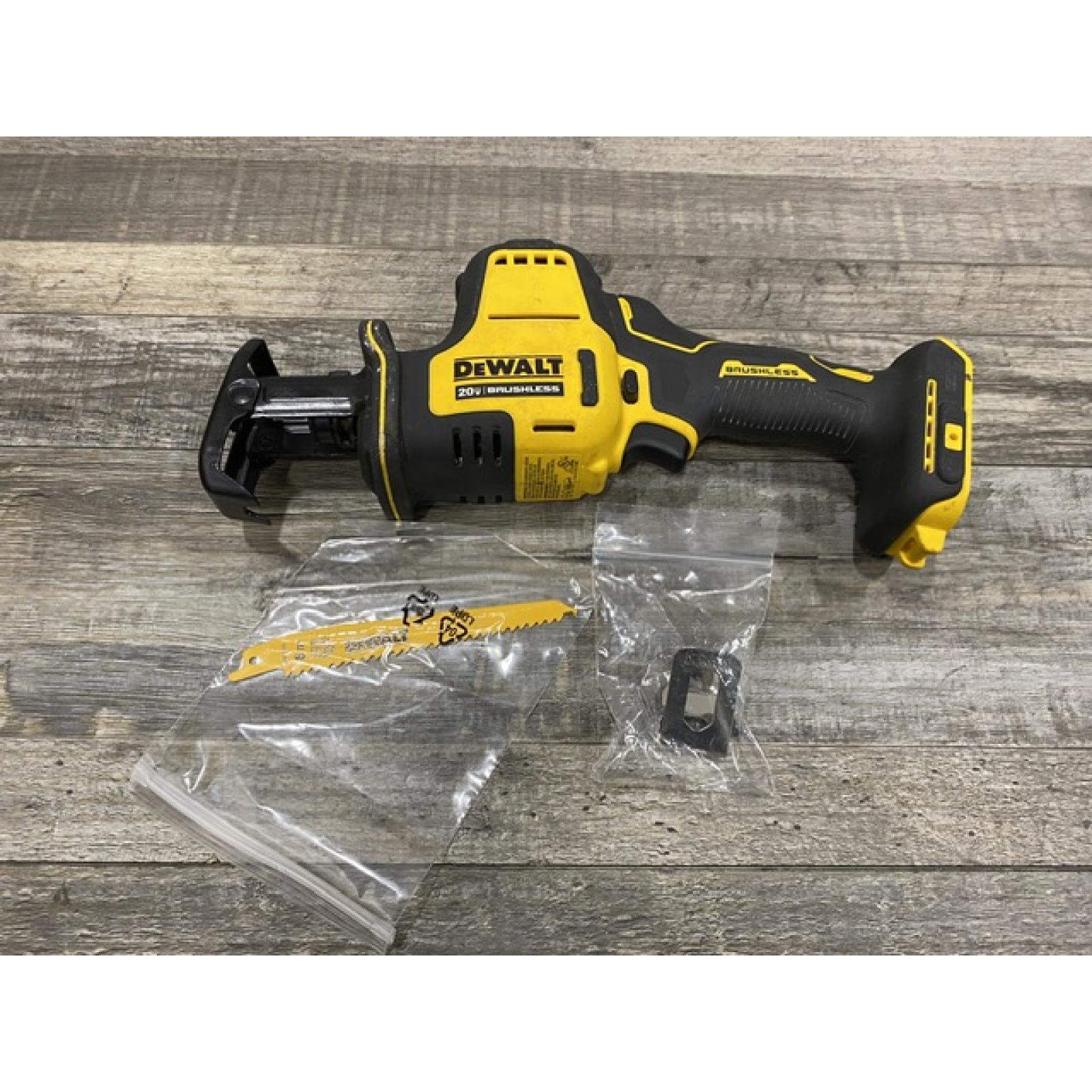 AS-IS DEWALT ATOMIC 20V MAX Cordless Brushless Compact Reciprocating Saw (Tool Only)