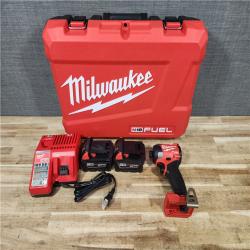 HOUSTON LOCATION - AS - IS Milwaukee FUEL 18V Lithium-Ion Brushless Cordless 1/4 in. Hex Impact Driver Kit