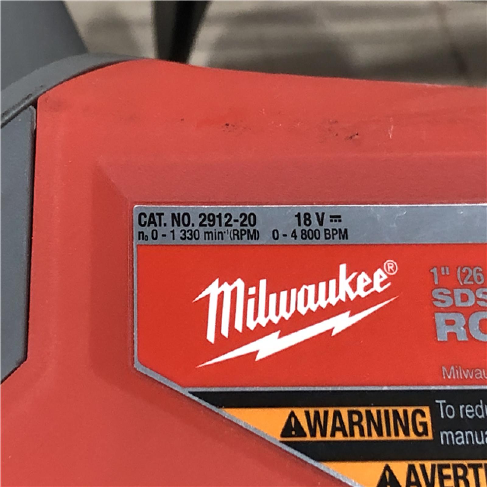 AS-IS Milwaukee M18 FUEL 18V Lithium-Ion Cordless 1 in. SDS-Plus Rotary Hammer (Tool-Only)