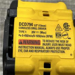 AS-IS DEWALT Atomic 20V Lithium-Ion Cordless Compact 1/2 in. Drill/Driver Kit