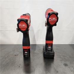 AS-IS- Milwaukee 3497-22 12V Brushless Hammer Drill and Impact Driver Combo Kit