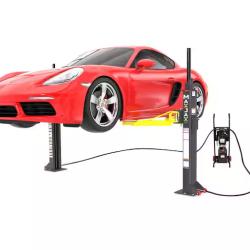 DALLAS LOCATION - MAX JAX MK7 Symmetric Portable 2 Post Car Lift with 7,000 lbs. Weight Capacity and 110V Power Unit Included