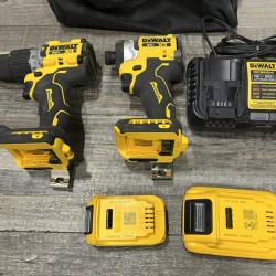 AS-IS DEWALT 20V XR Lithium-Ion Cordless 2-Tool Combo Kit