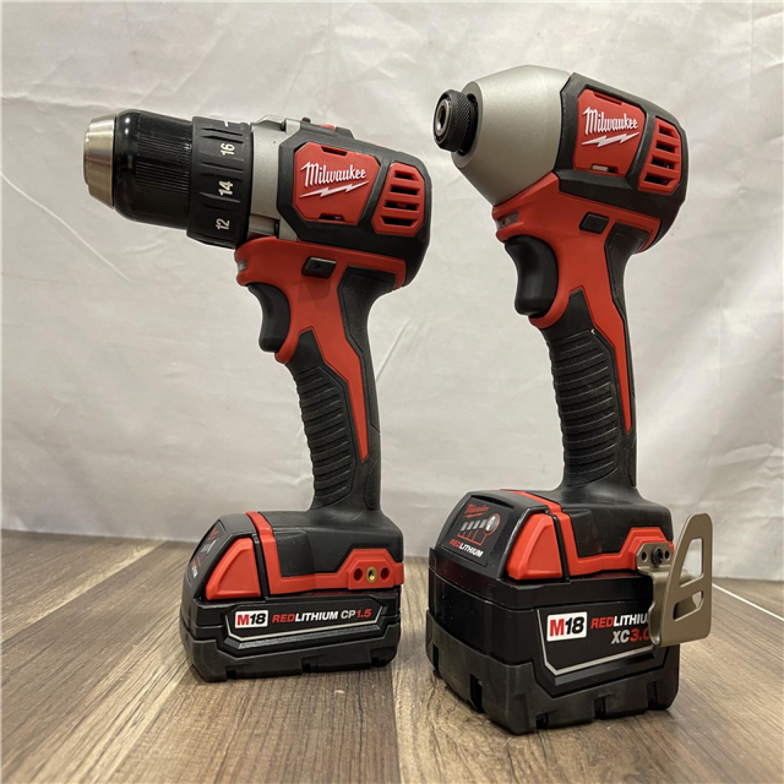 AS-IS Milwaukee 18V Lithium-Ion Cordless Combo Kit