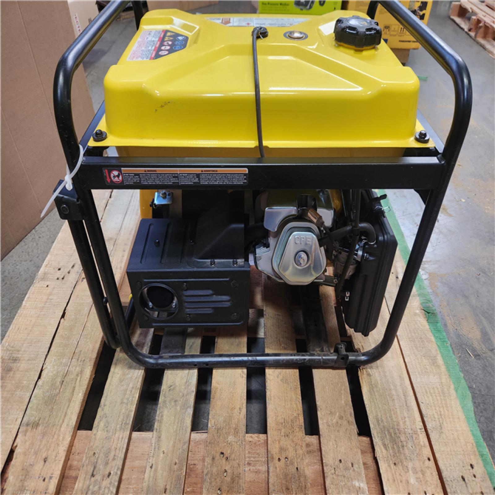 Phoenix Champion Power Equipment 7850/6250-Watt Recoil Start Dual Fuel Portable Generator (No Wheels)