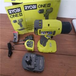 CALIFORNIA AS-IS RYOBI ONE+18V 3/8 DRILL KIT(TOOL ONLY)