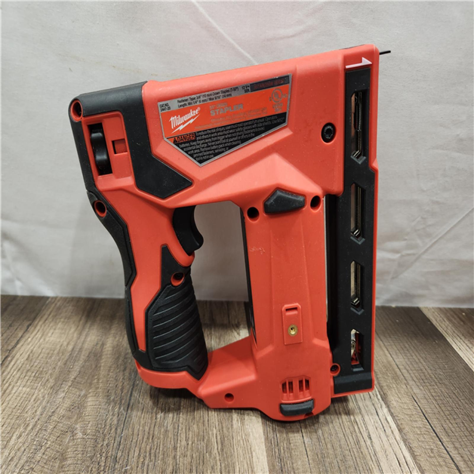 AS-IS- Milwaukee M12 3/8 Crown Stapler (Tool Only)