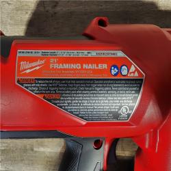 HOUSTON LOCATION - AS-IS (APPEARS LIKE NEW) Milwaukee 2744-20 M18 FUEL 3-1/2 in. 18-Volt 21-Degree Lithium-Ion Brushless Cordless Framing Nailer (Tool-Only)