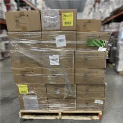 DALLAS LOCATION - Hampton Bay Colton 52 in. Indoor Brushed Nickel Standard Flush Mount Ceiling Fan PALLET -(35 UNITS)