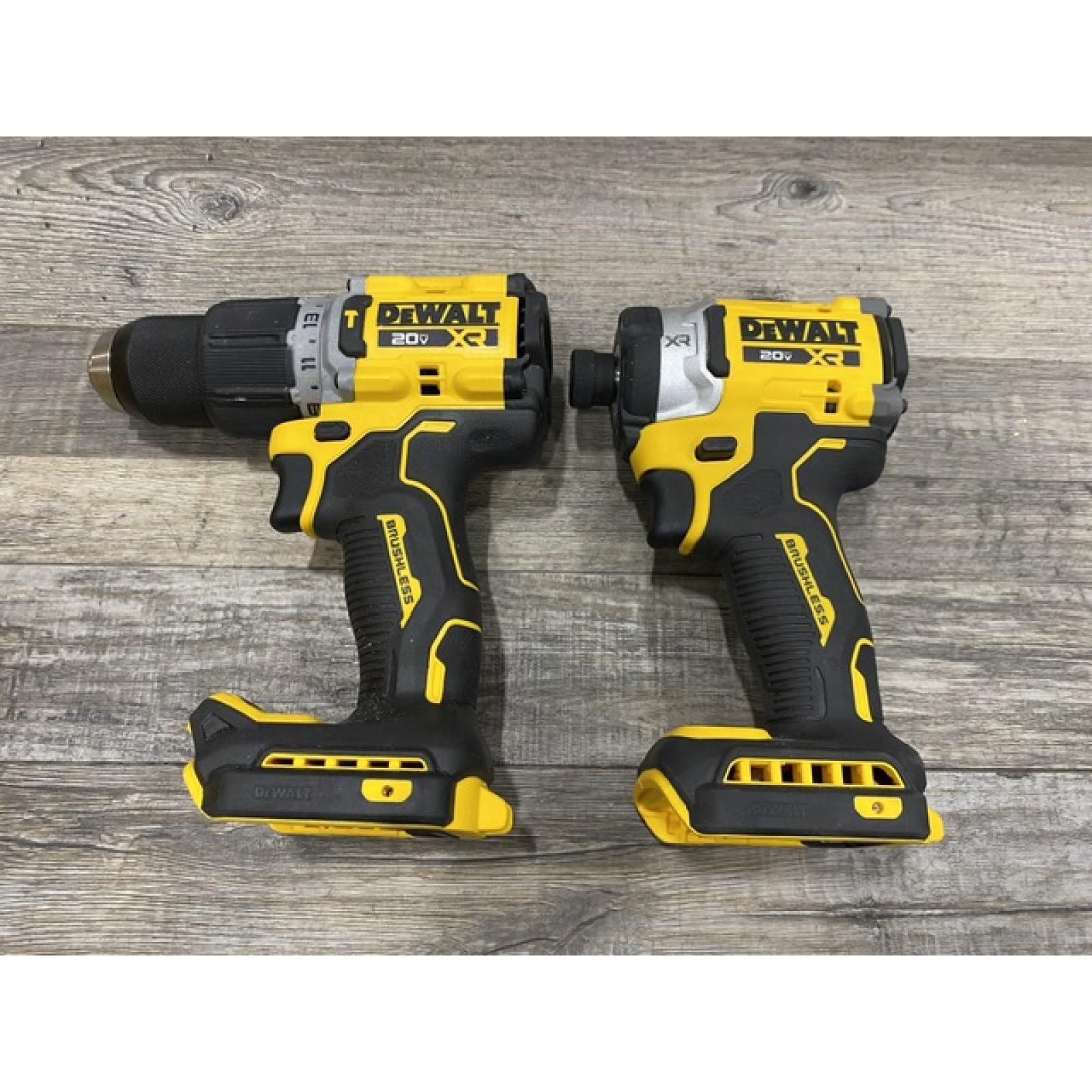 AS-IS DEWALT 20V XR Lithium-Ion Cordless 2-Tool Combo Kit