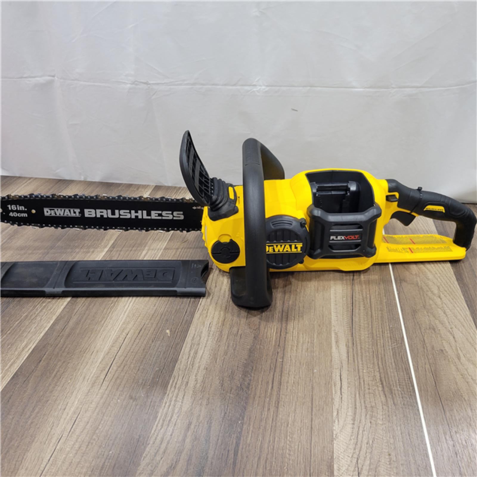 AS-IS   DEWALT DCCS672B FLEXVOLT 60V MAX Brushless Cordless 18 Chainsaw (Tool Only)