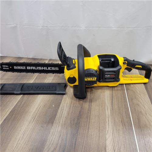 AS-IS   DEWALT DCCS672B FLEXVOLT 60V MAX Brushless Cordless 18 Chainsaw (Tool Only)