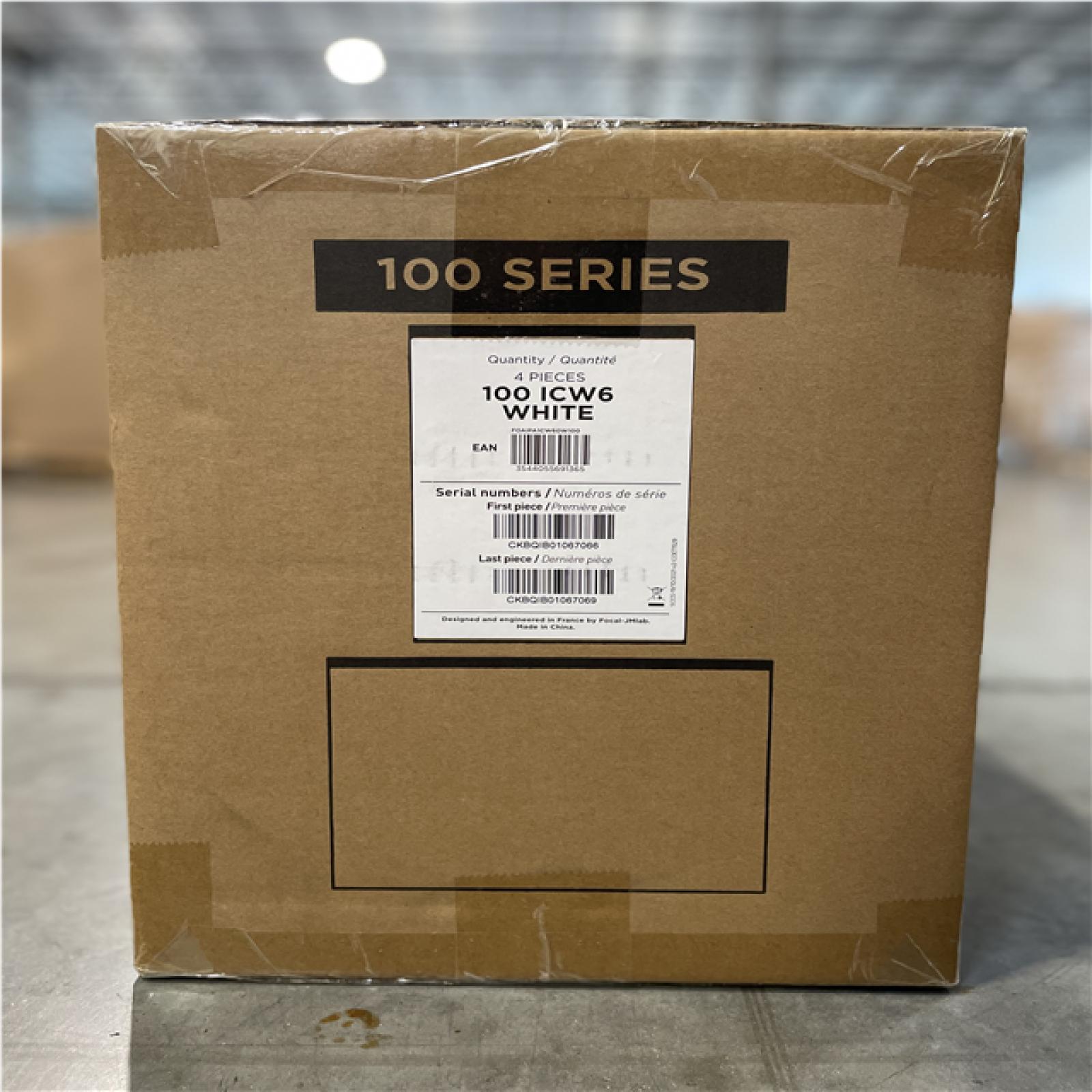 DALLAS LOCATION- NEW!- Focal 100ICW6 In-Wall/In-Ceiling 2-Way Speaker (LOT OF 4)