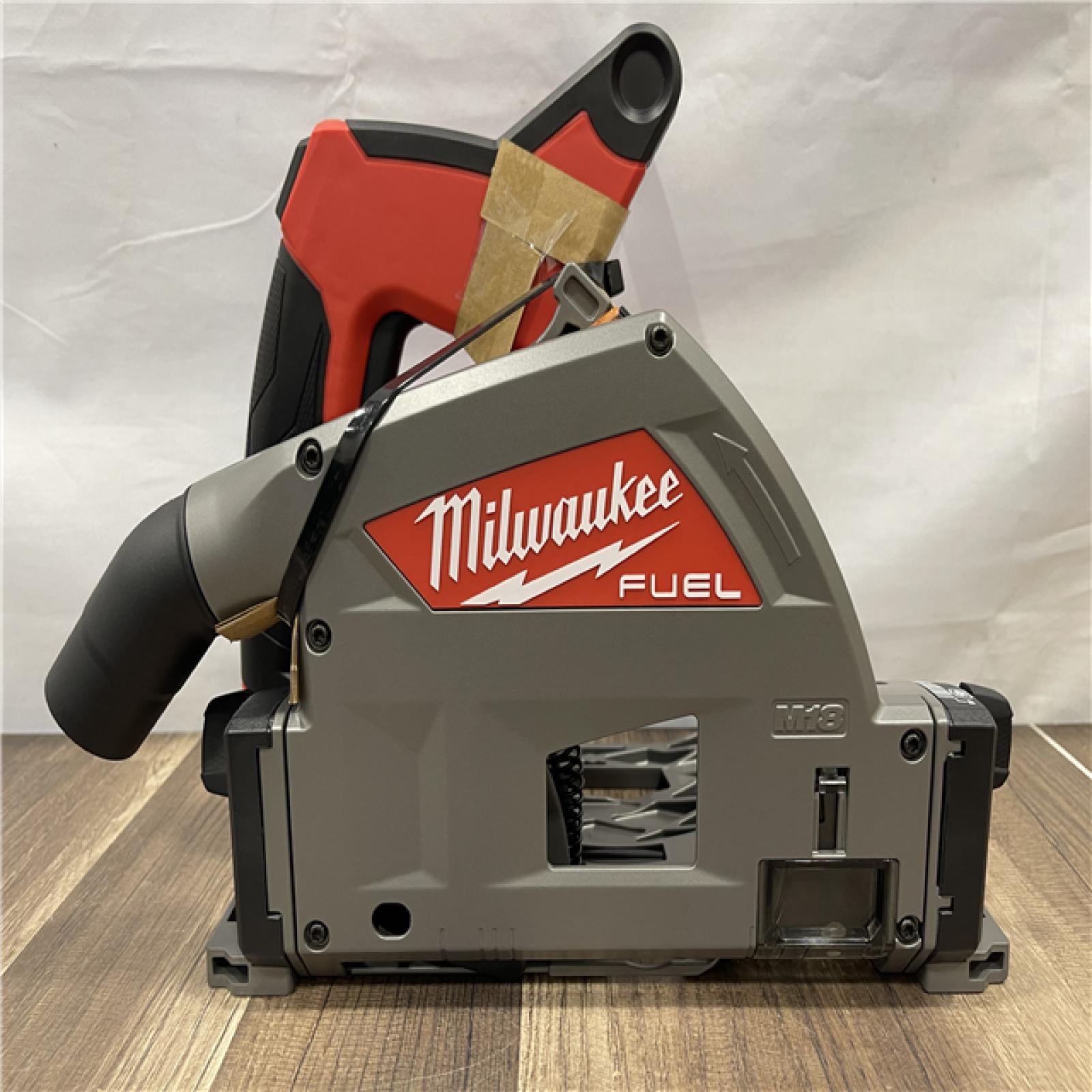AS-IS Milwaukee M18 FUEL 18V Lithium-Ion Cordless Brushless 6-1/2 in. Plunge Cut Track Saw (Tool-Only)