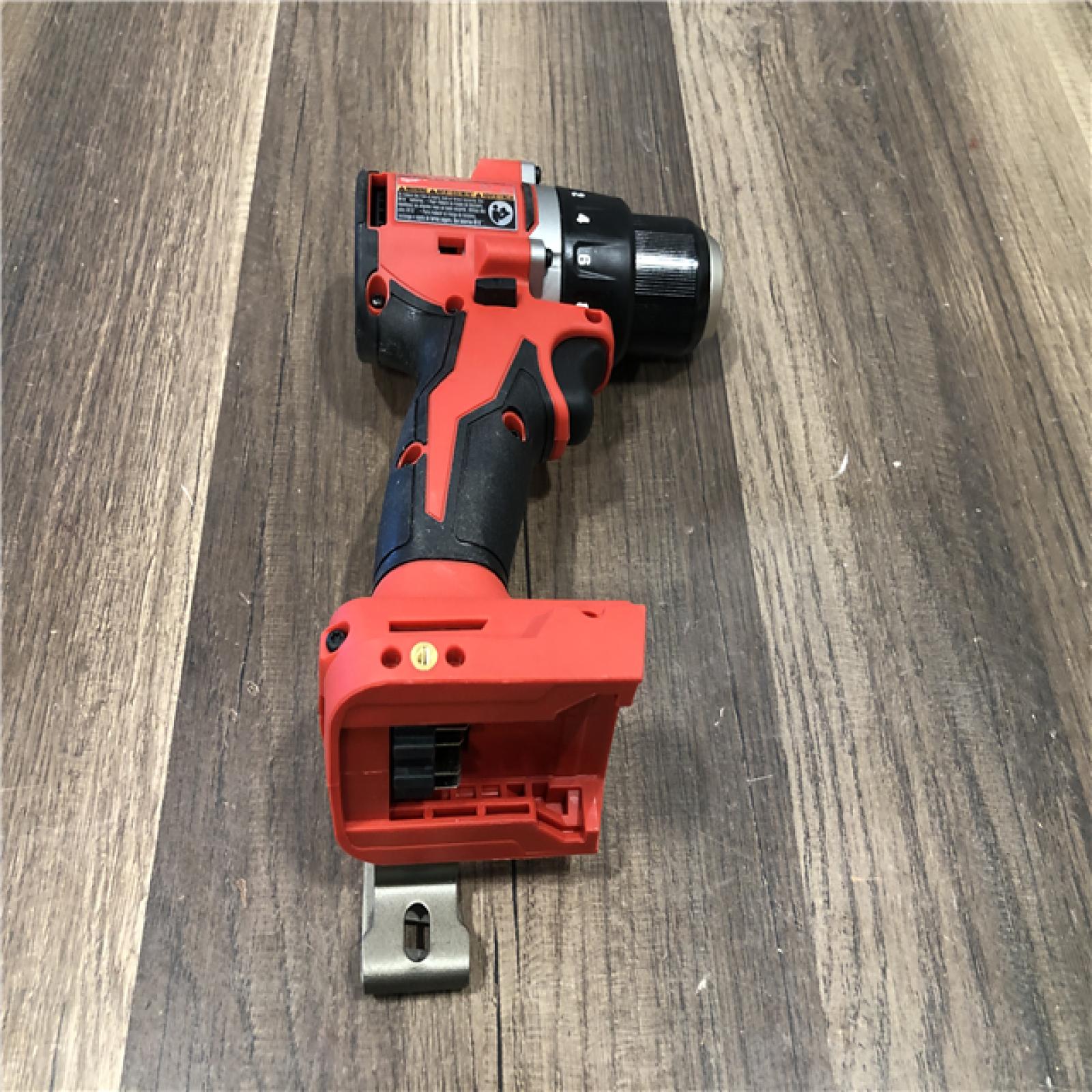 AS-IS Milwaukee 18V Lithium-Ion Brushless Cordless 1/2 in. Compact Drill/Driver (Tool-Only)