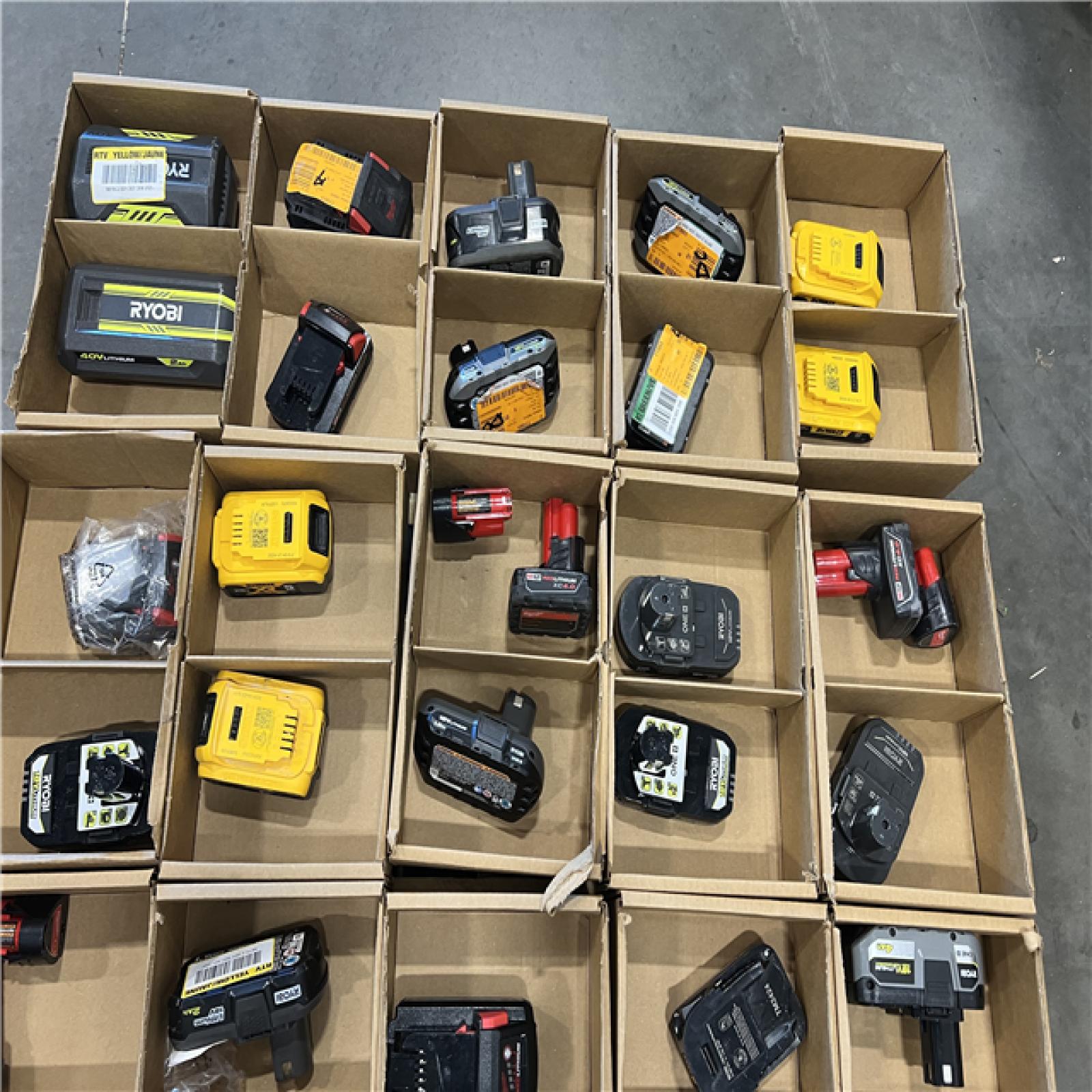 DALLAS LOCATION-  AS-IS BATTERY PALLET