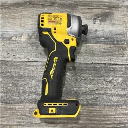 AS-IS DEWALT Atomic 20V Max Lithium-Ion Brushless Cordless Compact 1/4 in. Impact Driver Kit
