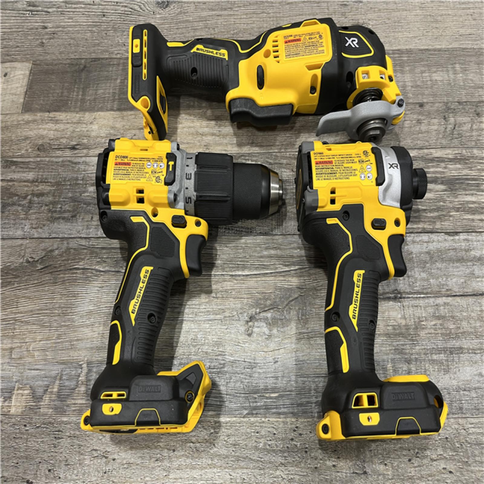 AS-IS DEWALT 20V MAX Lithium-Ion Cordless 3-Tool Combo Kit