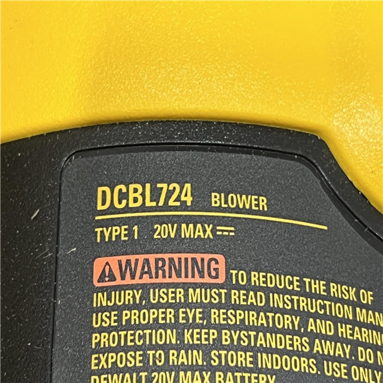 AS-IS DEWALT 20V MAX XR 550 CFM 133 MPH Cordless Battery Powered Blower Kit