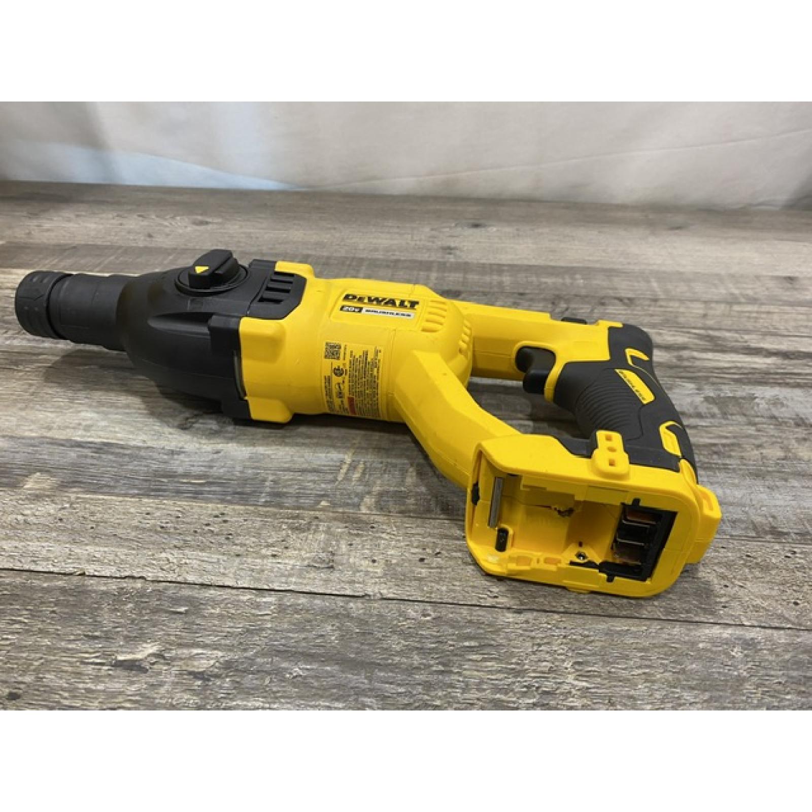 AS-IS DEWALT 20V MAX Cordless Brushless 1 in. SDS Plus D-Handle Concrete and Masonry Rotary Hammer (Tool Only)