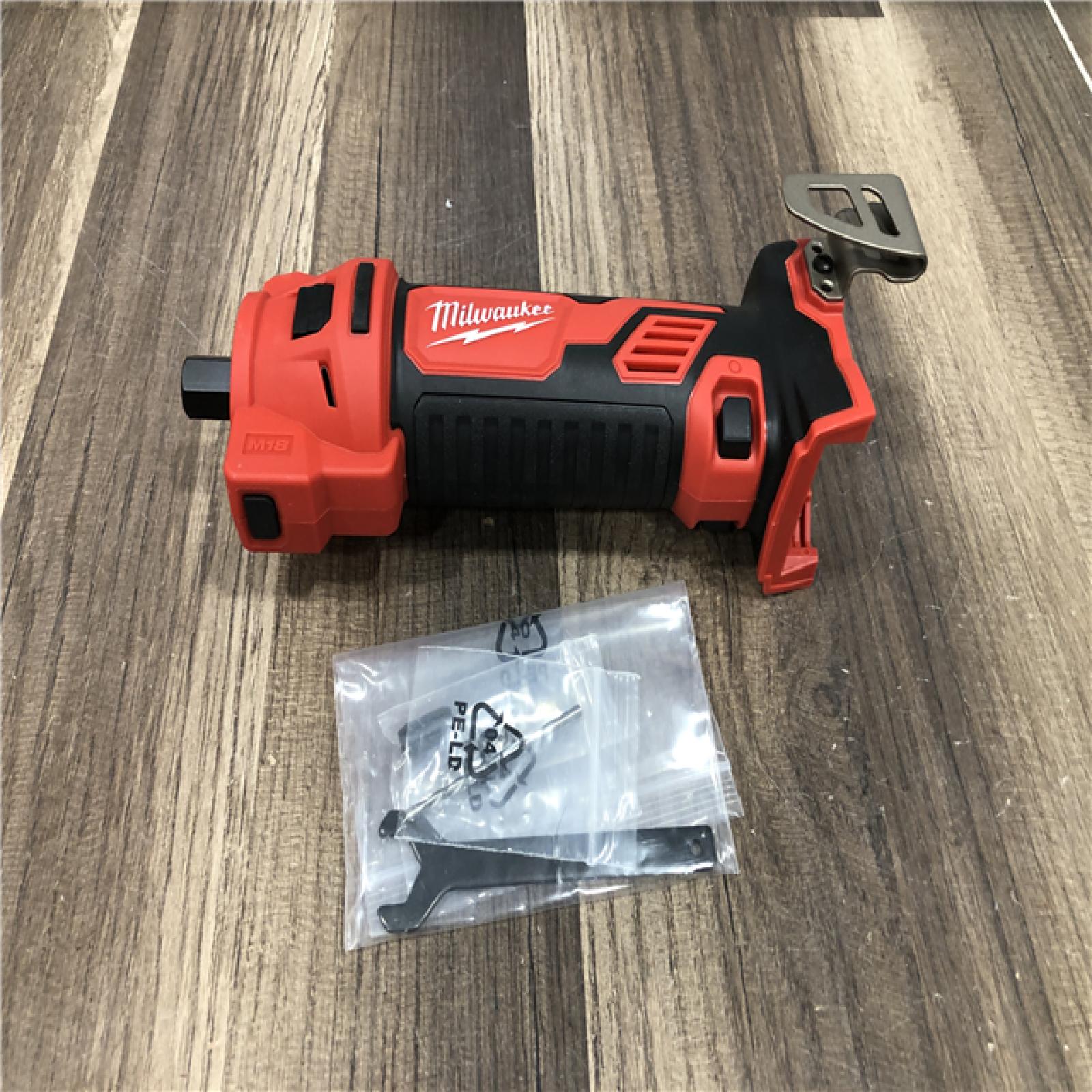 AS-IS Milwaukee 18V Lithium-Ion Cordless Drywall Cut Out Rotary Tool (Tool-Only)