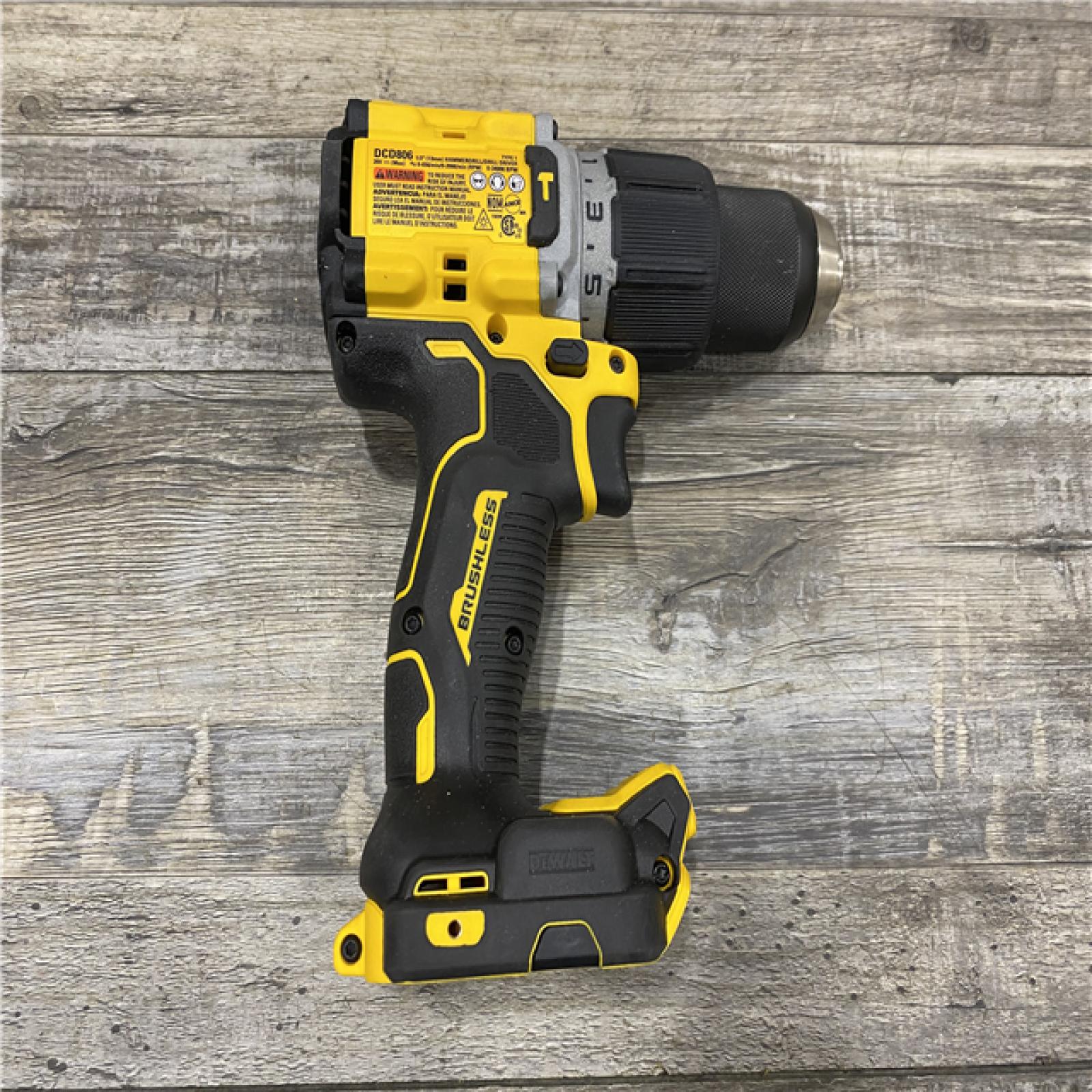 AS-IS DEWALT 20V XR Brushless Cordless 1/2 in. Hammer Drill (Tool-Only)