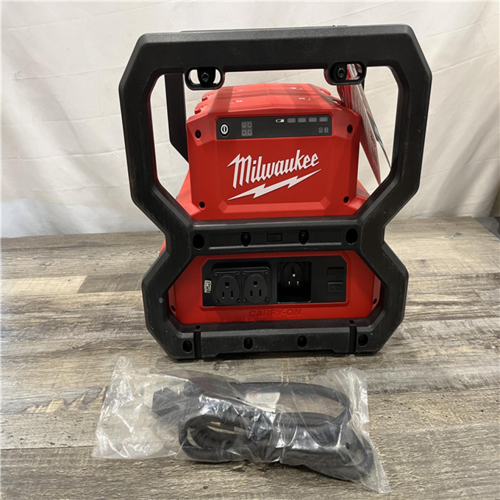 AS-IS Milwaukee 18V Lithium-Ion Cordless 3600-Watt/1800-Watt Battery Powered Power Supply (Tool Only)