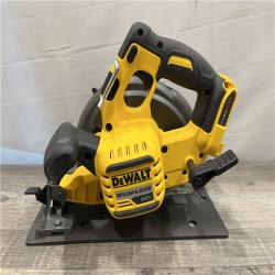 AS-IS DEWALT FLEXVOLT 60V MAX Cordless Brushless 7-1/4 in. Circular Saw with Brake (Tool Only)
