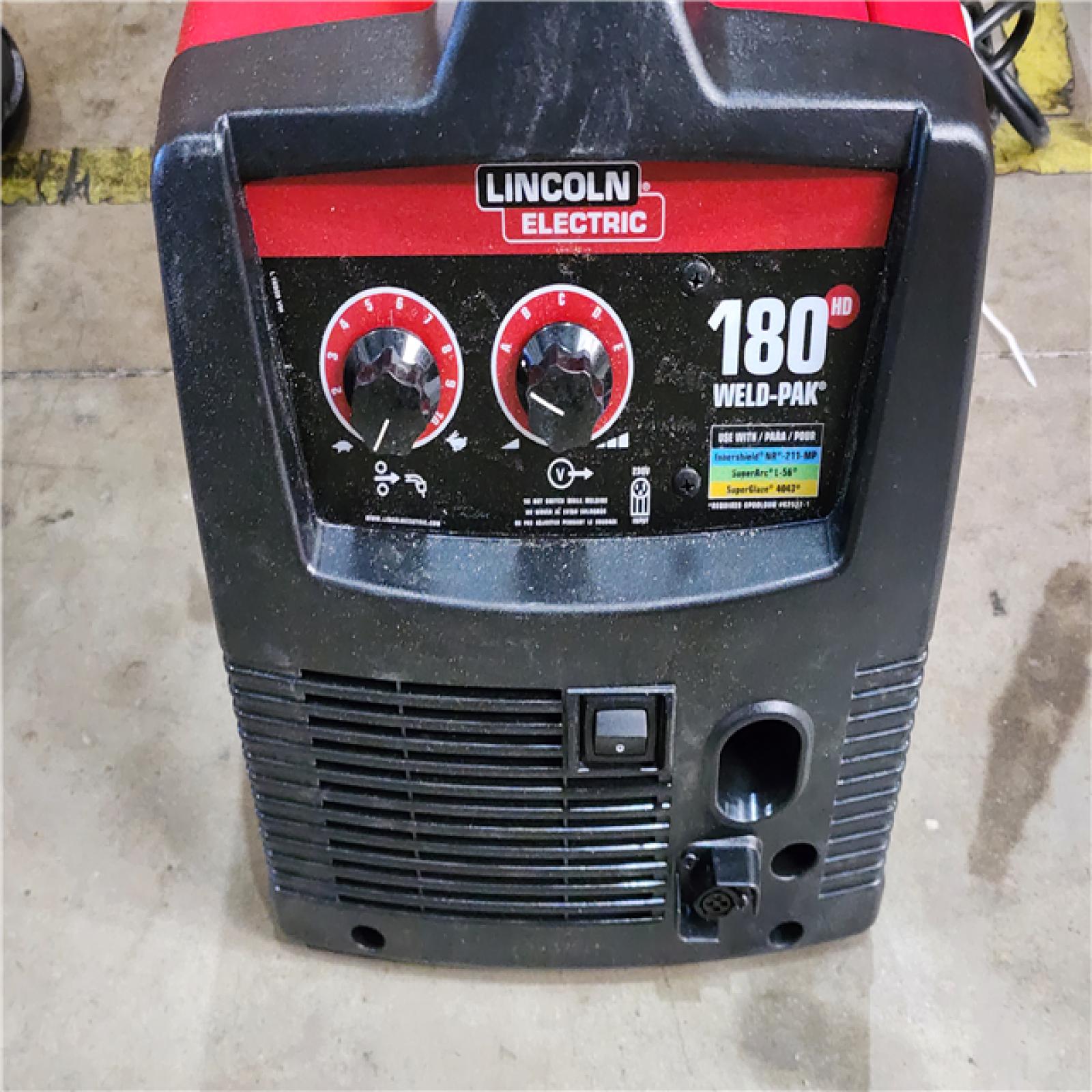 HOUSTON LOCATION - AS-IS Lincoln Electric 180 Amp Weld-Pak 180 HD