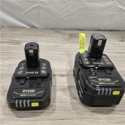 LIKE NEW! - Ryobi ONE+ 18V Li-Ion Starter Kit - 4.0 Ah Battery  2.0 Ah Battery  Charger