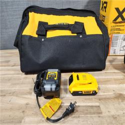 HOUSTON LOCATION - AS-IS DEWALT 20V MAX Lithium-Ion 15-Degree Electric Cordless Roofing Nailer Kit