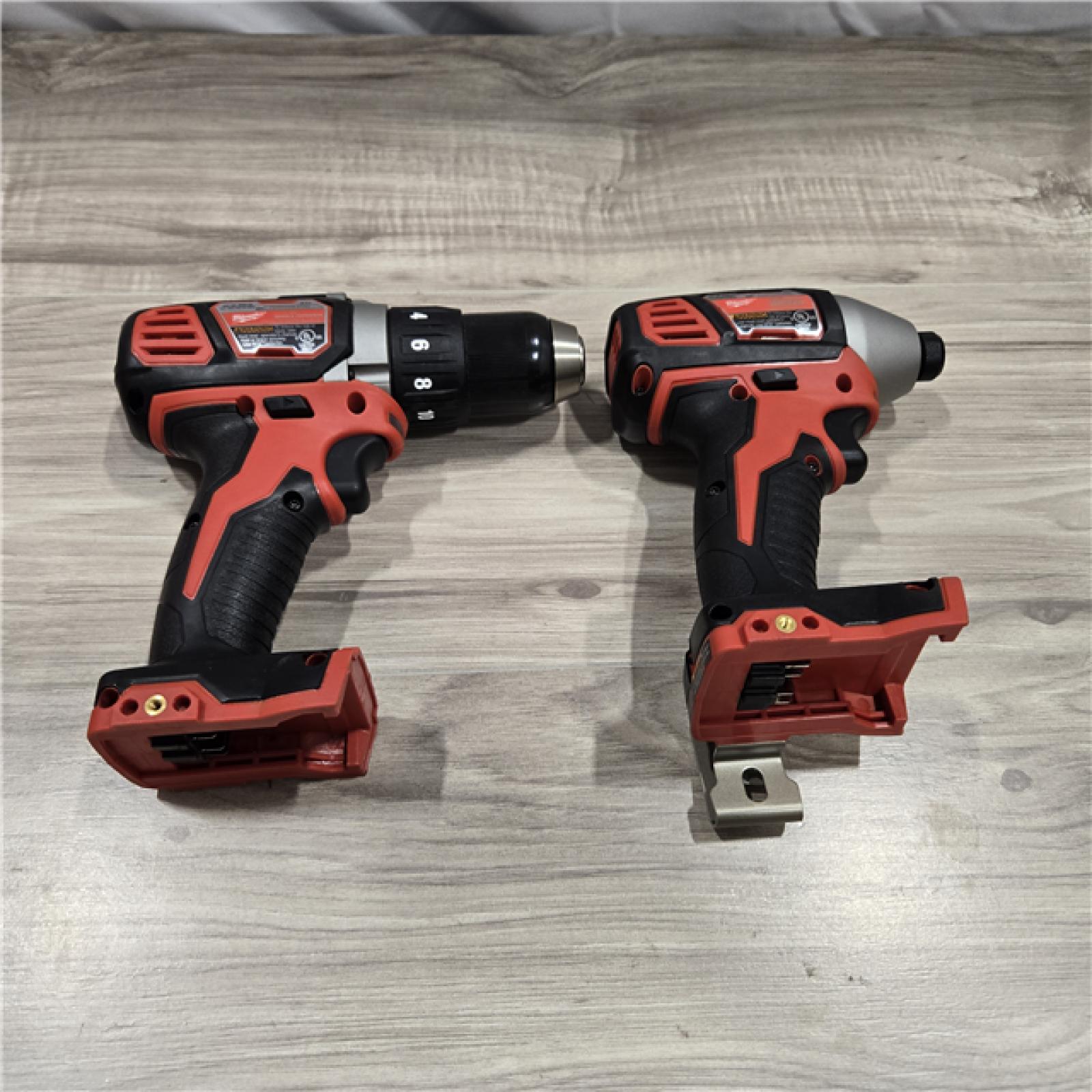 LIKE NEW! - Milwaukee 18V Cordless Brushed 2-Tool Drill/Driver and Impact Driver Kit