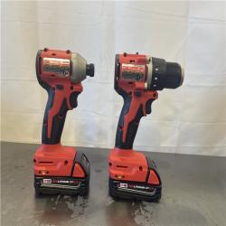 AS-IS- Milwaukee M18 Compact Brushless 2-Tool Combo Kit