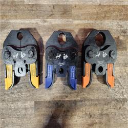 HOUSTON LOCATION - AS-IS Milwaukee M18 18-Volt Lithium-Ion Cordless Short Throw PEX Press Tool Kit w/ (3) Viega PureFlow Jaws