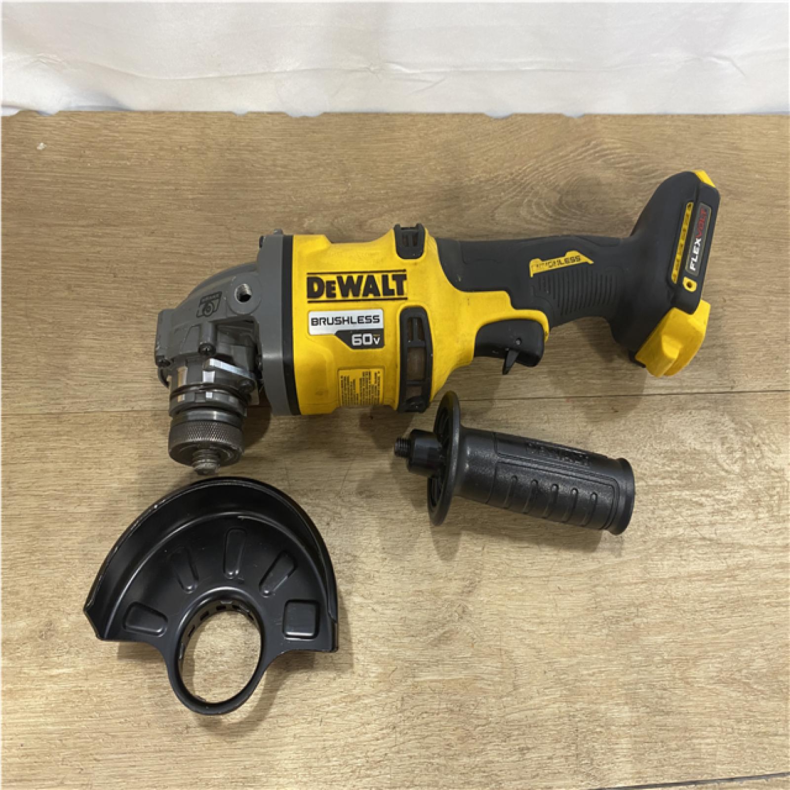 AS-IS DEWALT FLEXVOLT 60V Cordless 7 in. Angle Grinder (Tool-Only)