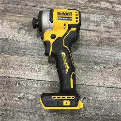 AS-IS DEWALT Atomic 20V Max Lithium-Ion Brushless Cordless Compact 1/4 in. Impact Driver Kit