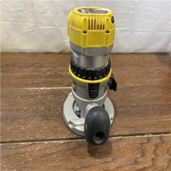 AS-IS DEWALT 12 Amp Corded 2-1/4 Horsepower Electronic Variable Speed Fixed Base Router with Soft Start