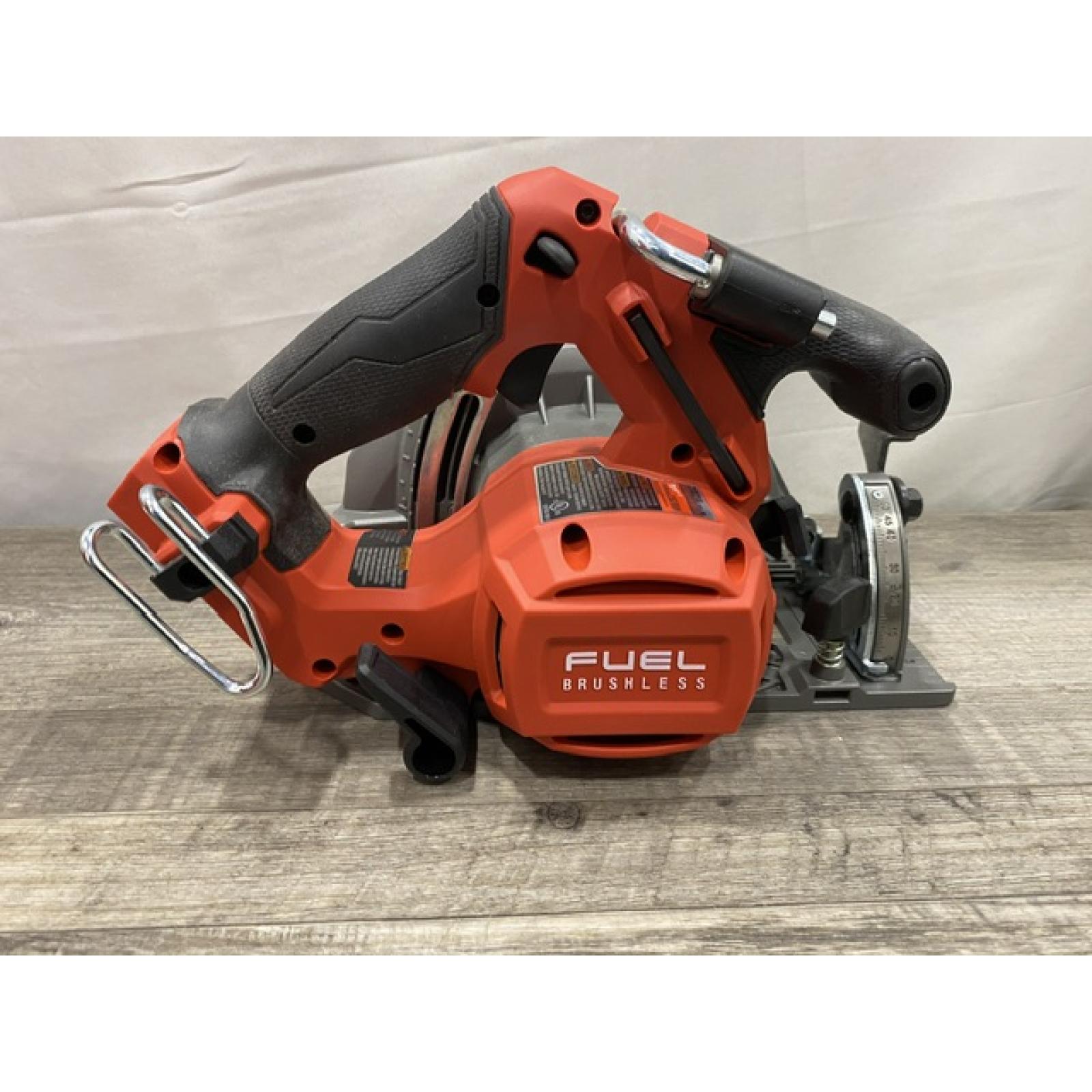 AS-IS Milwaukee FUEL 18V Lithium-Ion Brushless Cordless 6-1/2 in. Circular Saw (Tool-Only)