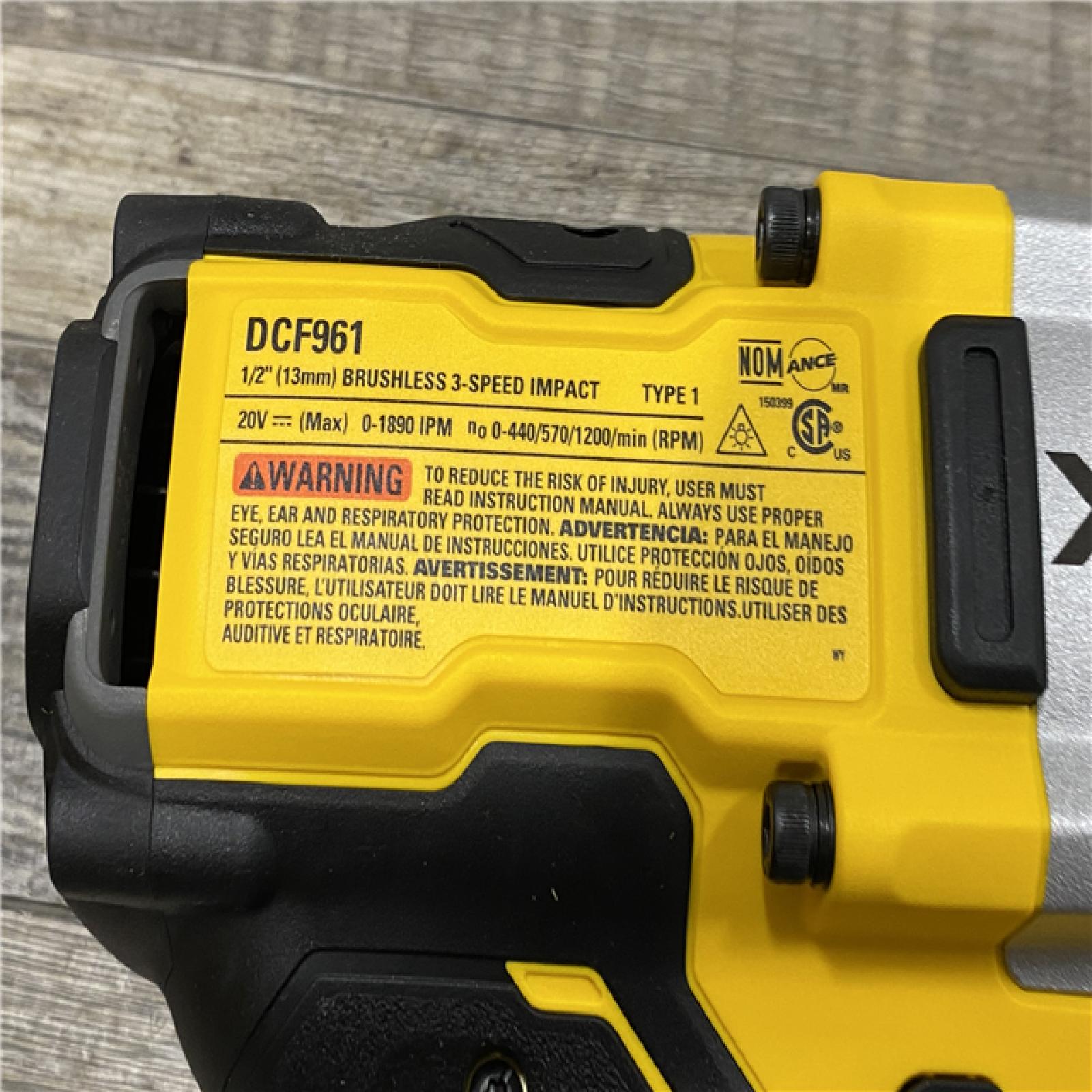 LIKE NEW - DEWALT 20V 1/2 in. High Torque Impact Wrench (Tool Only)