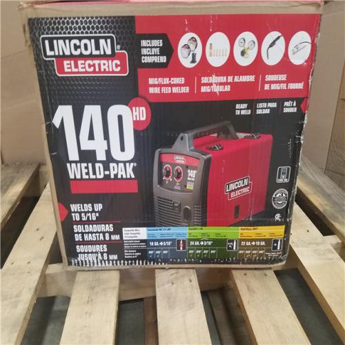CALIFORNIA AS-IS LINCOLN ELECTRIC 140 WELD PAK