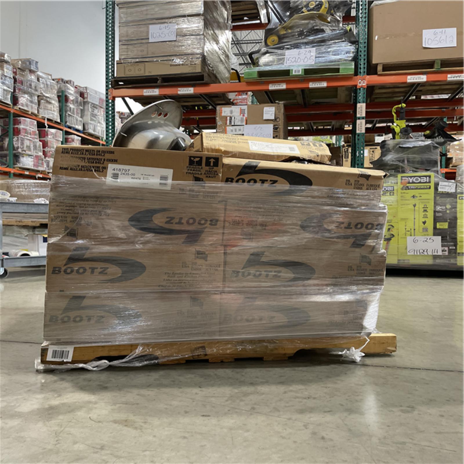 DALLAS LOCATION- BOOTZ Laurel Round Drop-In Bathroom Sink in White PALLET (18 UNITS)