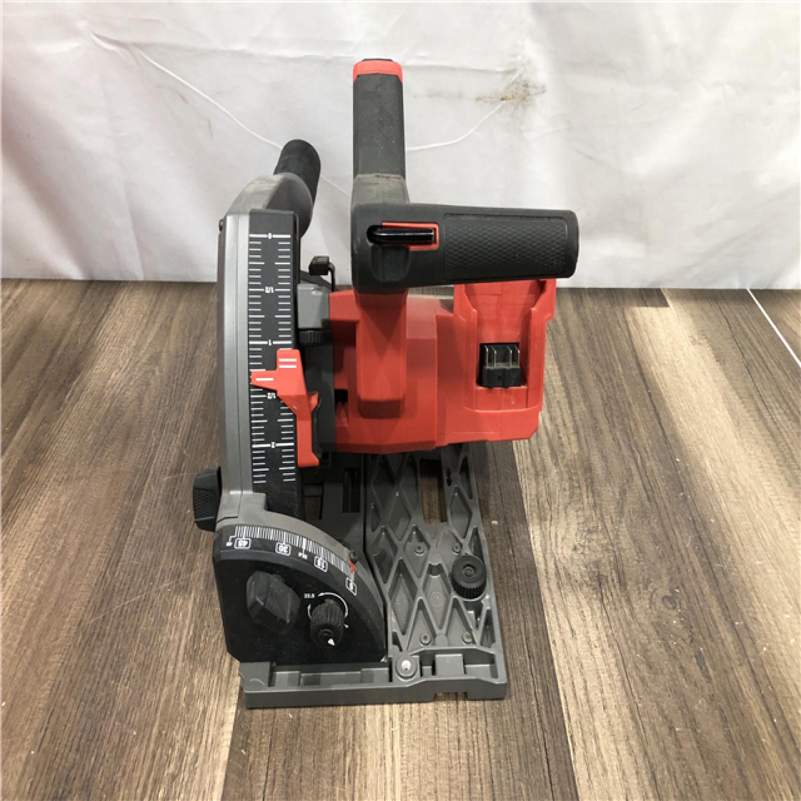 AS-IS Milwaukee FUEL 18V Lithium-Ion Cordless Brushless 6-1/2 in. Plunge Cut Track Saw (Tool-Only)