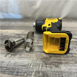 AS-IS DEWALT 20V MAX Cordless Compact Heat Gun with Flat and Hook Nozzle Attachments
