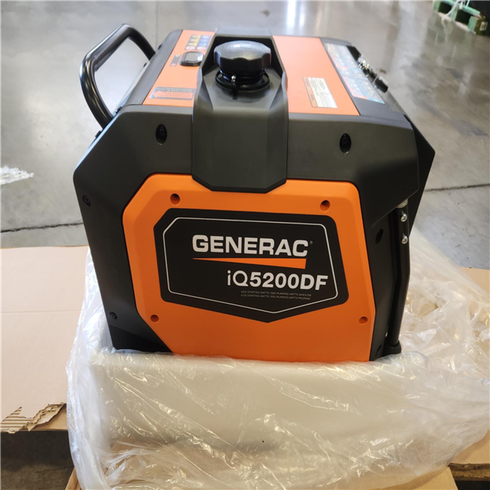 Phoenix NEW Generac 5200/3900-Watt Dual Fuel Inverter Generator  Fully Enclosed Case and Easy-To-Use Electric Start with Battery Included