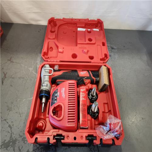 AS-IS- M12 12-Volt Lithium-Ion Cordless PEX Expansion Tool Kit with (2) 1.5 Ah Batteries  (3) Expansion Heads and Hard Case