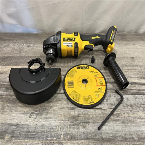 AS-IS DEWALT FLEXVOLT 60V Cordless 7 in. Angle Grinder (Tool-Only)