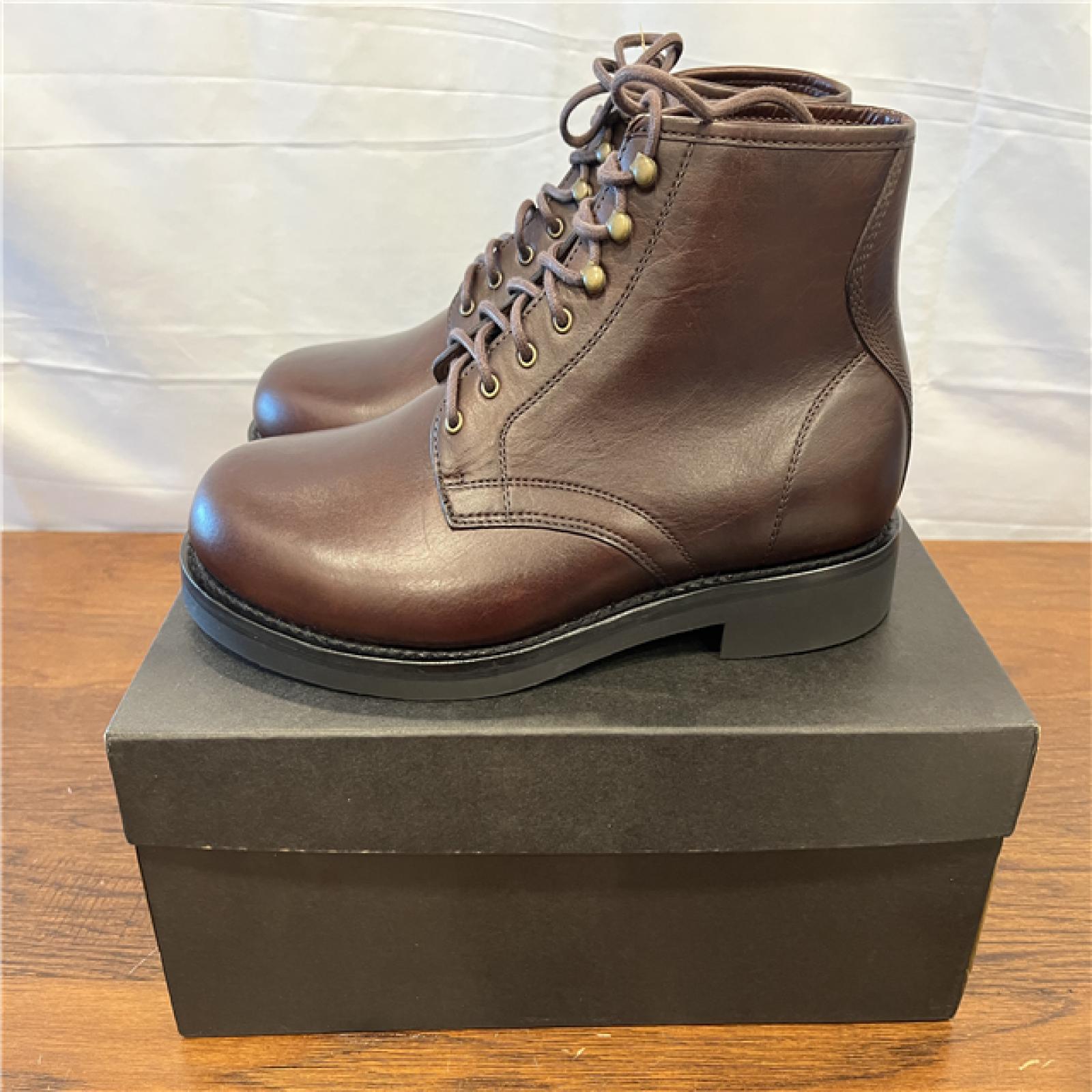 J.Crew Field Boots In English Leather - Brown - SZ 12