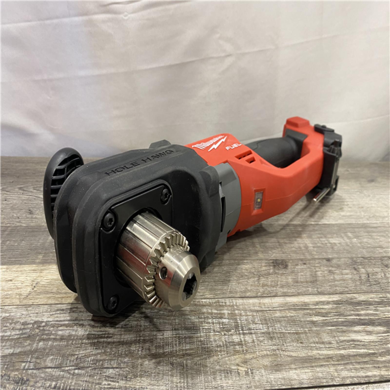 AS-IS Milwaukee FUEL GEN II 18V Lithium-Ion Brushless Cordless 1/2 in. Hole Hawg Right Angle Drill (Tool-Only)