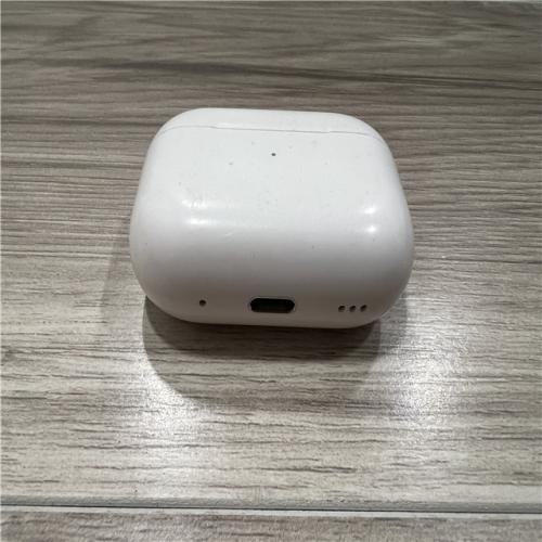 AS-IS Apple AirPods Pro (2nd Generation) with the USB-C MagSafe Charging Case