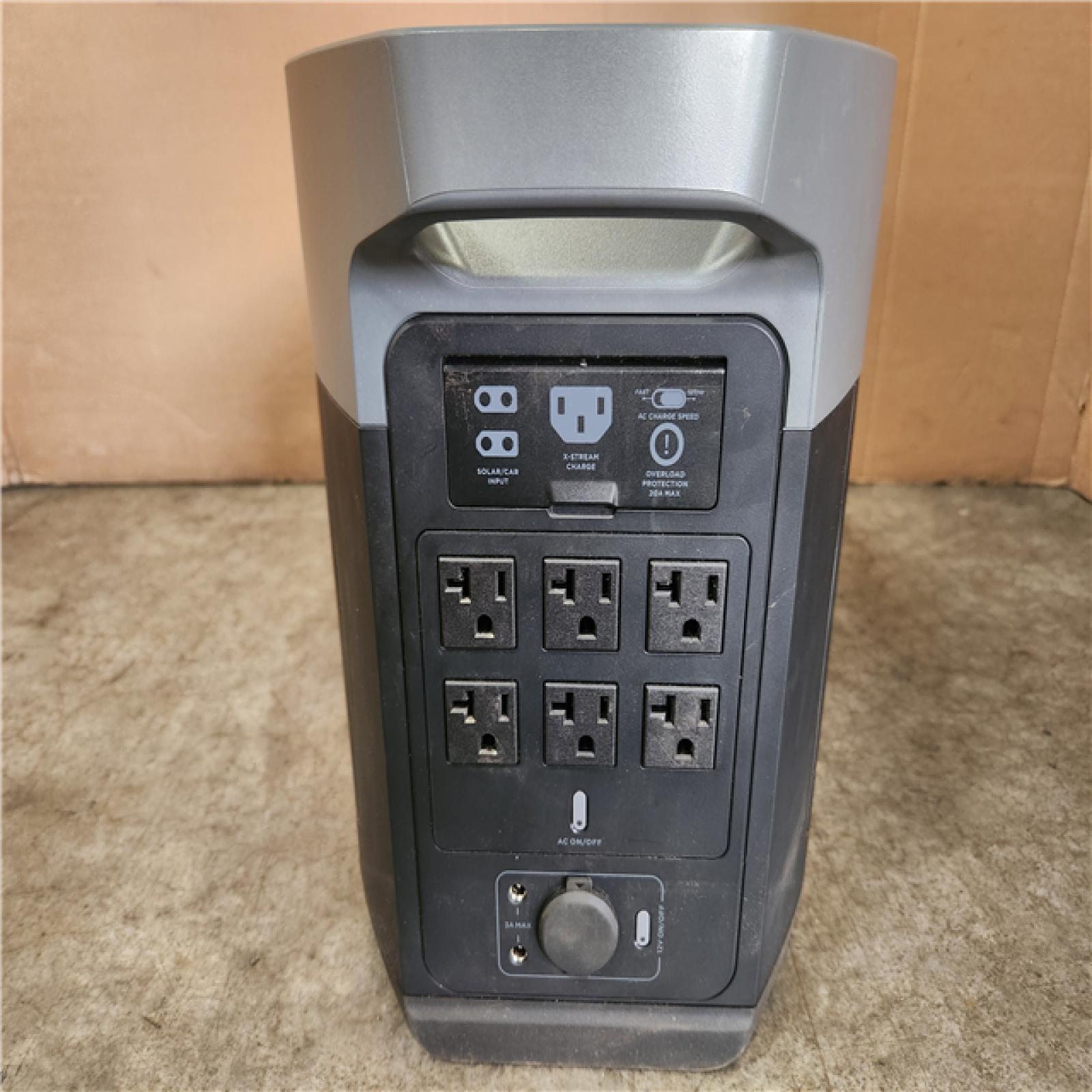 Phoenix EcoFlow Battery Generator DELTA 2 Max Solar Generator  2400W Output 2048Wh LFP Power Station for Home Backup Push-Button